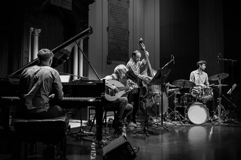 Mehmet Polat Quartet live on stage, photo by Joris van der Linden