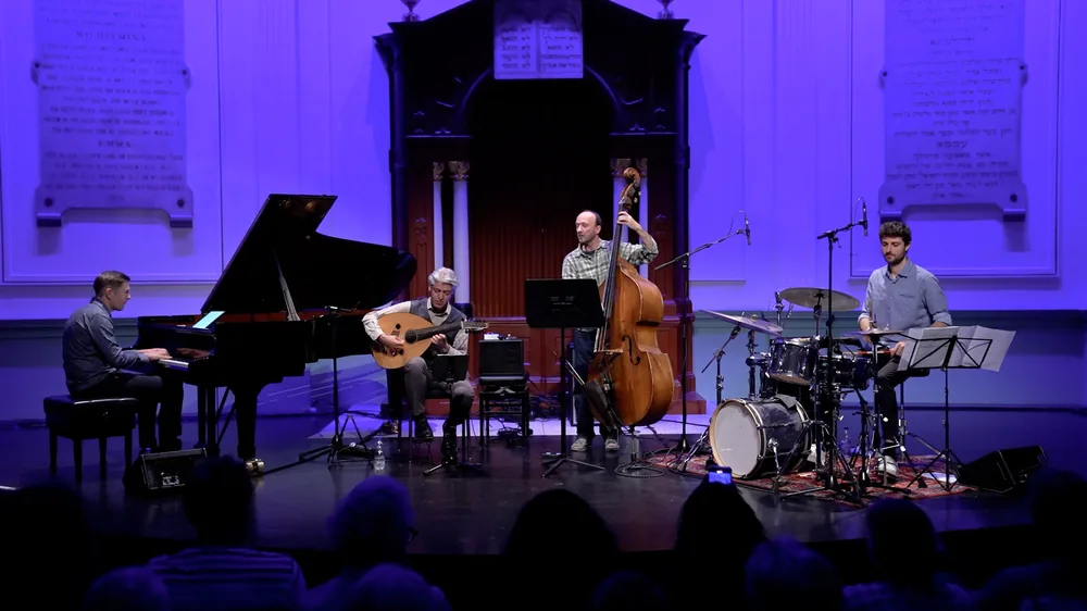 Mehmet Polat Quartet in concert, photo by Said Rassuli